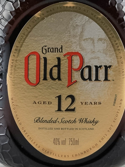 Old Parr 12 Years 750ml