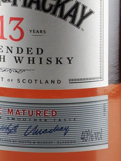 White & Mackay 13 years