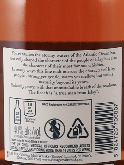 Ileach peaty 700ml — Single Malt