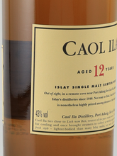 Load image into Gallery viewer, Caol ila 12 years 1L