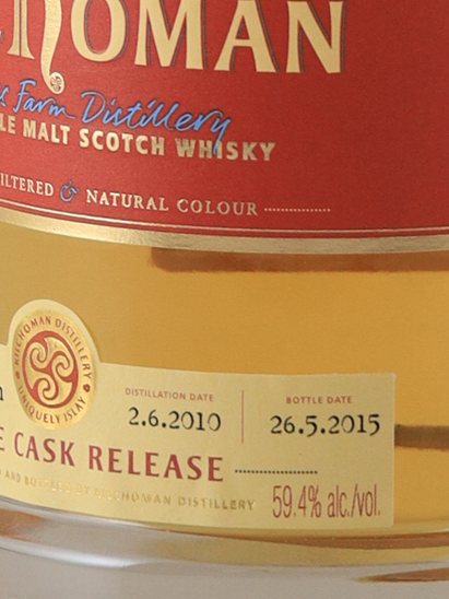 Kilchoman 2010 Bourbon Barrel