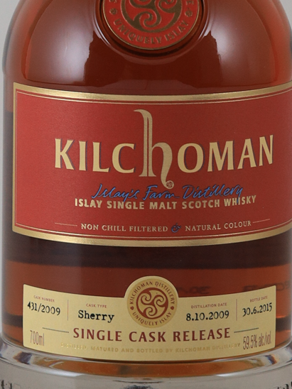 Kilchoman 2009 Oloroso Sherry Butt for Whisky Live