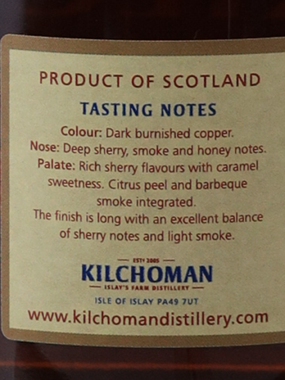 Kilchoman 2009 Oloroso Sherry Butt for Whisky Live