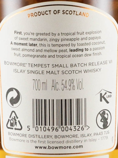 Bowmore 10 Years Tempest Batch No.6