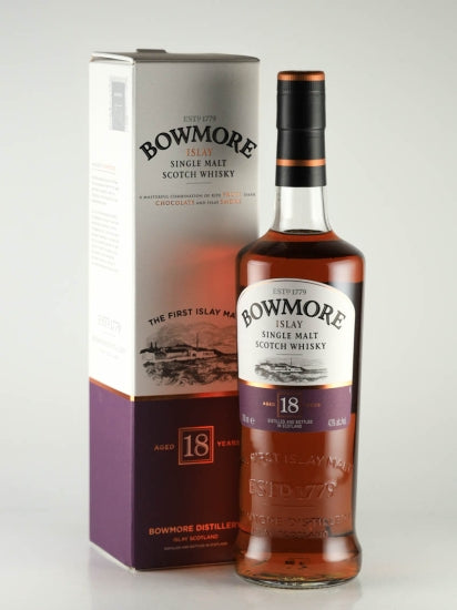 Bowmore 18 Years Old Label