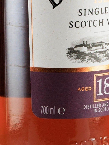 Bowmore 18 Years Old Label