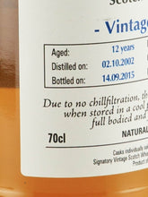 Load image into Gallery viewer, Signatory Bowmore 12 Years 2002
