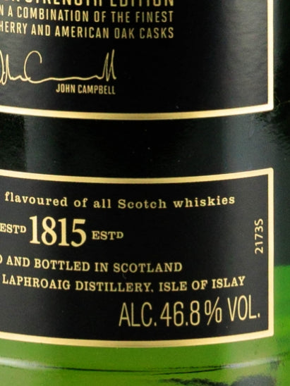 Laphroaig 25 Years Cask Strength 2015 Release