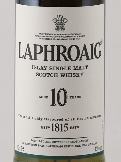 Laphroaig 10 Years 750ml Old Label