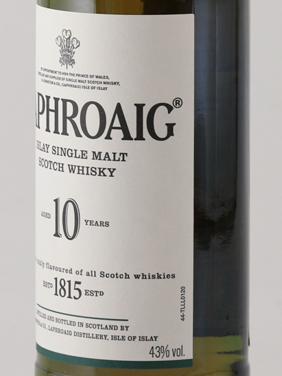 Laphroaig 10 Years 750ml Old Label
