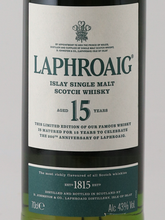Load image into Gallery viewer, Laphroaig 15 Years 200th Anniversary