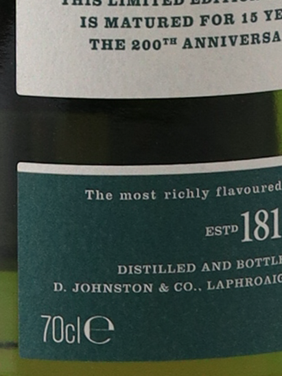 Laphroaig 15 Years 200th Anniversary