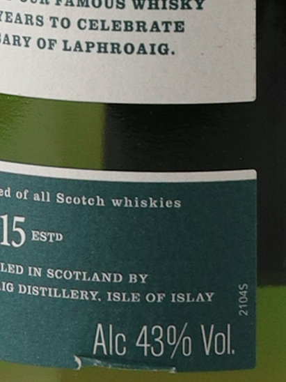 Laphroaig 15 Years 200th Anniversary