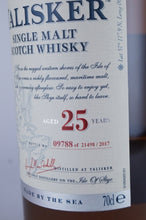 Load image into Gallery viewer, Talisker 25 Years 2017 Release