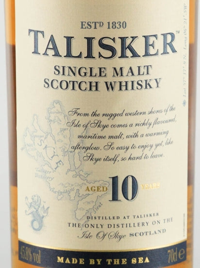 Talisker 10 Years 700ml Old Label