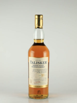 Talisker 18 years old label [Authorized Import]