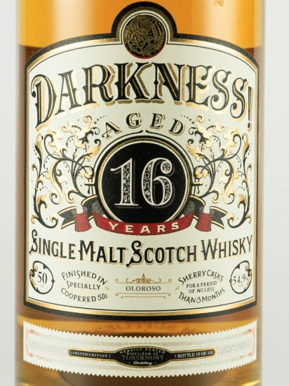 Darkness Tobermory 16 Years Heavily Peated