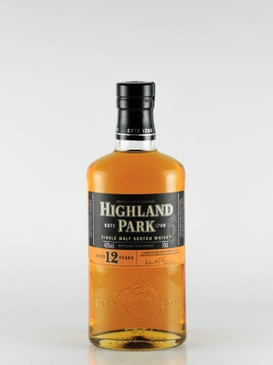 Highland Park 12 Years Old Label