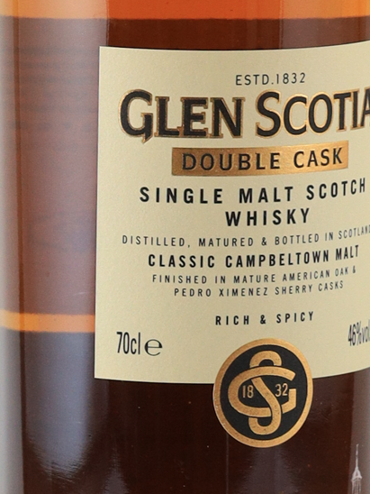 Glen Scotia Double Cask Old Label