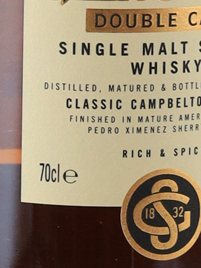 Glen Scotia Double Cask Old Label