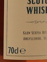 Load image into Gallery viewer, Glen Scotia 12 Years Old Label