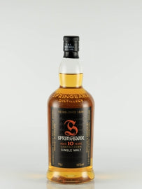 Springbank 10 Years Old Label