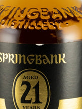 Load image into Gallery viewer, Springbank 21 Years 2015 Release