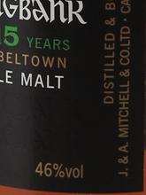 Load image into Gallery viewer, Springbank 15 Years Old Label