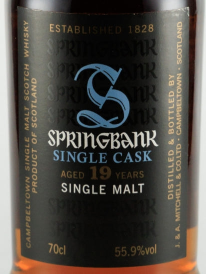 Springbank 19 Years 1995 for Whisky Live
