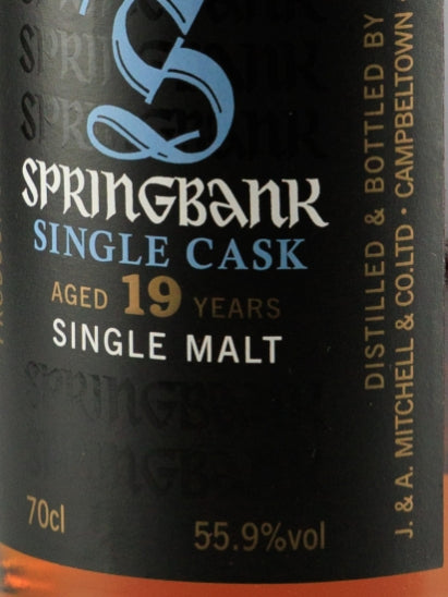 Springbank 19 Years 1995 for Whisky Live