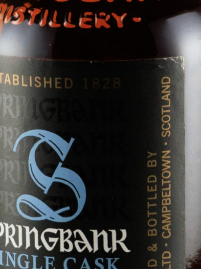 Springbank 19 Years 1995 for Whisky Live