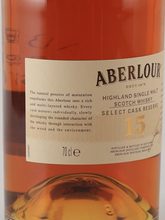 Load image into Gallery viewer, Aberlour 15 Years Select Cask