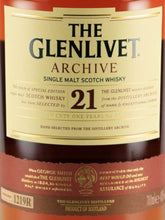 Load image into Gallery viewer, Glenlivet 21 Years Argyll