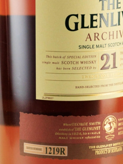 Glenlivet 21 Years Argyll