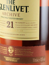 Load image into Gallery viewer, Glenlivet 21 Years Argyll