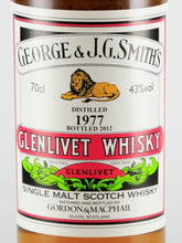 Load image into Gallery viewer, Gordon &amp; MacPhail Glenlivet 1977/2012