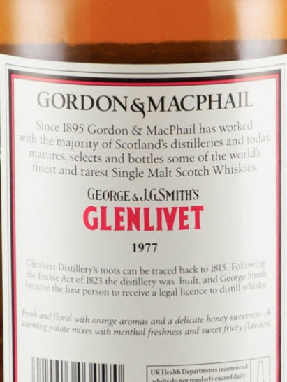 Gordon & MacPhail Glenlivet 1977/2012