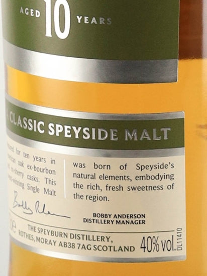 Speyburn 10 Years 700ml