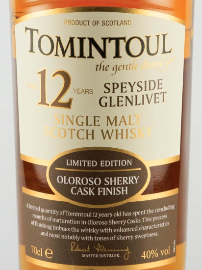 Tomintoul 12 Years Oloroso Sherry Cask Finish