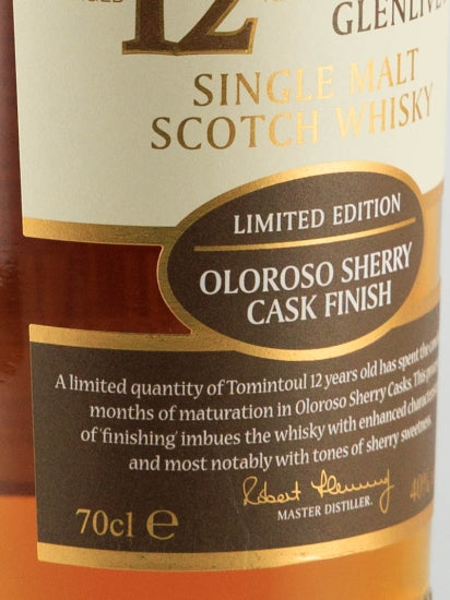 Tomintoul 12 Years Oloroso Sherry Cask Finish
