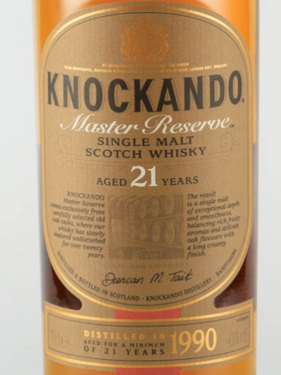 Knockdhu 21 Years 1990 Master Reserve