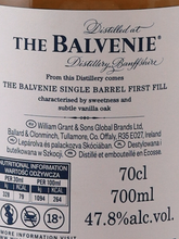Load image into Gallery viewer, Balvenie 12 Years Single Barrel First Fill