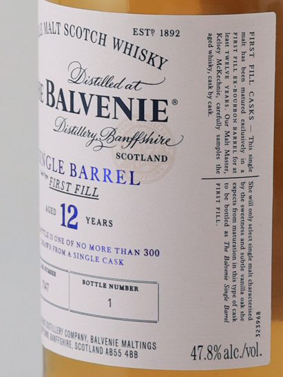 Balvenie 12 Years Single Barrel First Fill