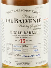 Load image into Gallery viewer, Balvenie 15 Years Single Barrel 1999/2014