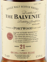 Load image into Gallery viewer, Balvenie 21 Years Portwood Unchillfiltered