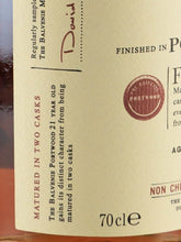 Load image into Gallery viewer, Balvenie 21 Years Portwood Unchillfiltered