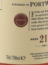 Load image into Gallery viewer, Balvenie 21 Year Old Portwood [Authorized Import]
