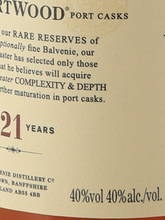 Load image into Gallery viewer, Balvenie 21 Year Old Portwood [Authorized Import]