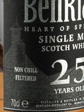 Load image into Gallery viewer, Benriach 25 Years