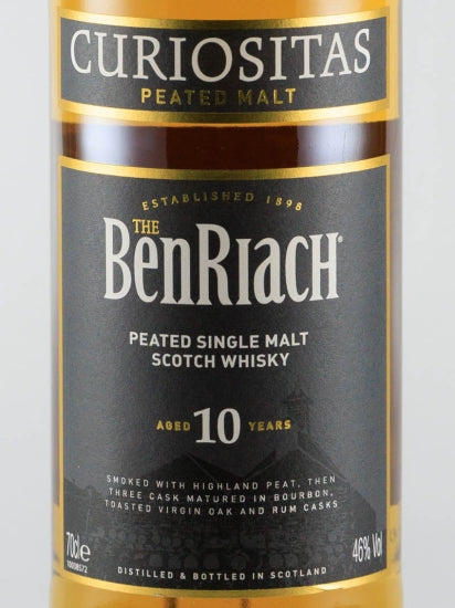 Benriach 10 Years Curiositas